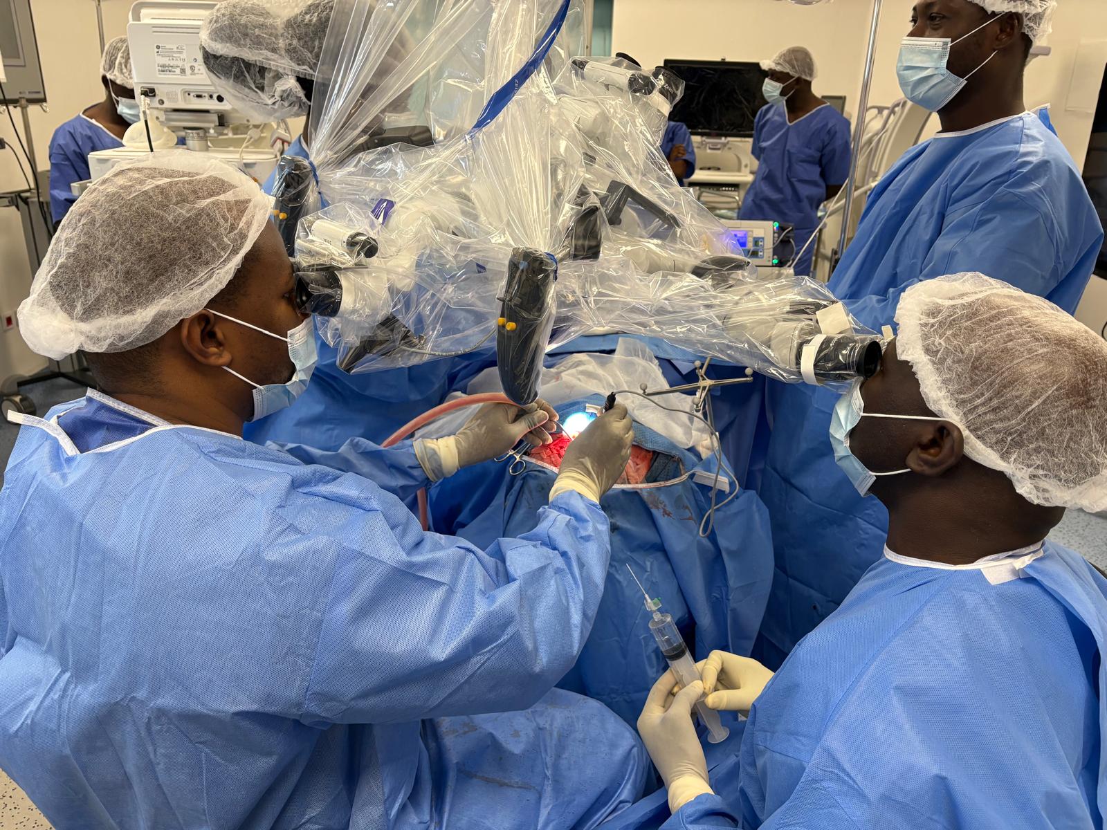 Medical research team